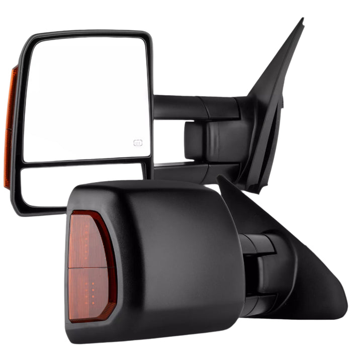 2007-2017 Toyota Tundra Sequoia Power Heated Tow Mirrors Signal Set