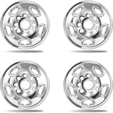 2003-2026 Chevy Express 2500 3500 Chrome 16" Wheel Skins Covers Set of 4 8-lug