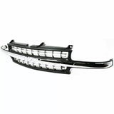 1999-2002 Chevy Silverado 1500 1999-2006 Tahoe Suburban Chrome Grille W/ Black Insert