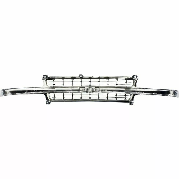 1999-2002 Chevy Silverado 1500 1999-2006 Tahoe Suburban Chrome Grille W/ Black Insert