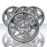 Set of 4 Chevy Express GMC Sierra Savana 1500 6 Lug 16" Chrome Wheel Skins Rim Simulators Hubcaps Covers
