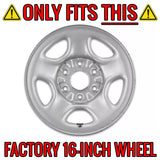 Set of 4 Chevy Express GMC Sierra Savana 1500 6 Lug 16" Chrome Wheel Skins Rim Simulators Hubcaps Covers
