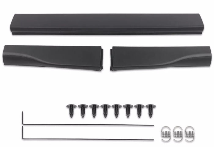 2008-2016 Ford F-250 F-350 F-450 F-550 Super Duty Step Tailgate Trim Cap Molding Black 3 Piece