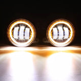 2007-2013 GMC Sierra 1500 2500 3500 LED Bumper Fog Lights 2008 2009 2010 2011 2012