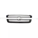 2003 2004 2005 2006 2007 Chevy Silverado Pickup 1500 2500 3500 Avalanche Chrome Grille W/ Black Inserts