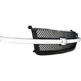 2003 2004 2005 2006 2007 Chevy Silverado Pickup 1500 2500 3500 Avalanche Chrome Grille W/ Black Inserts
