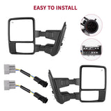 1999-2007 Ford F-250 F-350 F-450 F-550 Super Duty Power Heated Signal Tow Mirrors