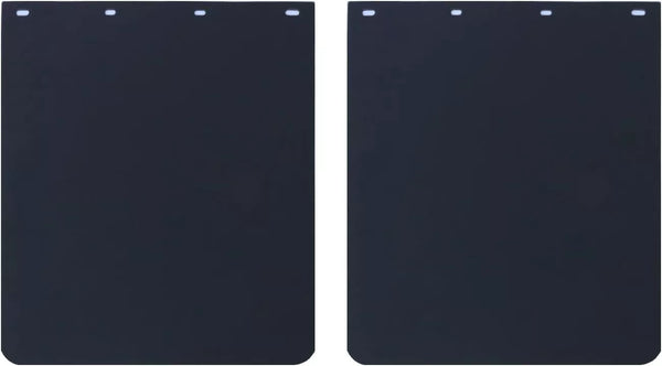 Black Polymer Basic Regular Mud Flaps Mudflaps 30" height x 24" wide