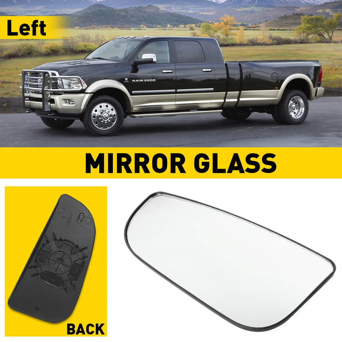 2010-2020 Dodge Ram 1500 2500 3500 4500 5500 Tow Mirror Glass Outer Convex Driver Side