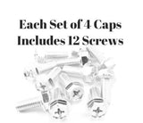 1977-1987 Chevrolet Silverado Suburban Blazer K1500 4x4 6-Lug 15" 15x8 Rally Wheel Center Hub Caps For Chevy Truck Set of 4