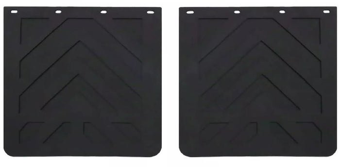 Pair Black Heavy Duty Thick Rubber Mud Flaps Semi Truck Trailer  24
