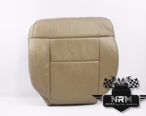 2004-2008 Ford F-150 Lariat Left Side Seat Cover Leather Medium Pebble Tan