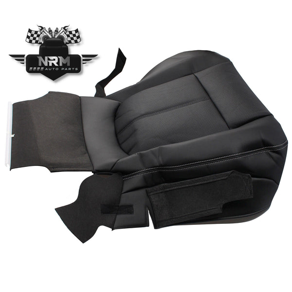 2011-2016 Ford F-250 F-350 F-450 F-550 Lariat Left/Right Side Seat Cover Leather Charcoal Black