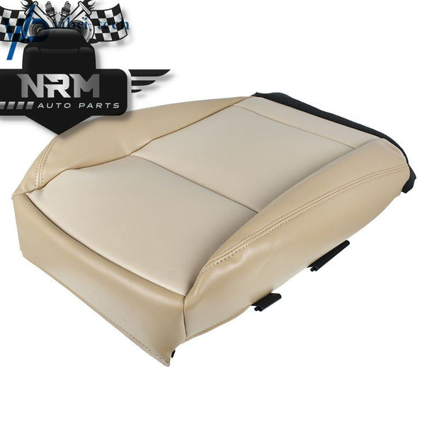 2006-2008 Ford Explorer Eddie Bauer Left Side Seat Cover Leather Light/Dark Parchment Tan