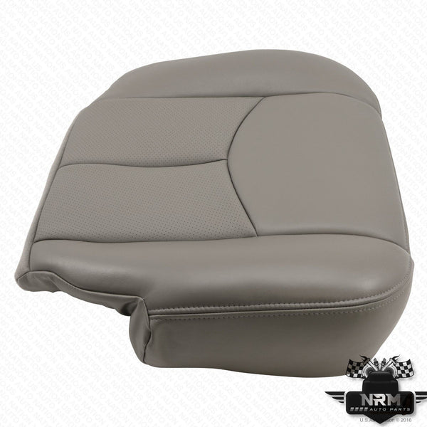 2003-2006 Cadillac Escalade ESV/EXT/2WD/4X4 AWD Left Side Seat Cover Synthethic Leather Pewter Gray