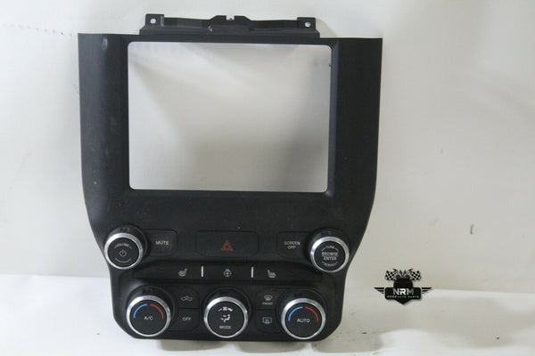 19 20 21 Dodge Ram 1500 2500 A/C Heater Temperature Control Radio Bezel 8.4