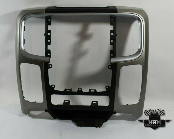 13 14 15 16 17 18 Ram 1500 Radio Bezel Center Trim Silver - Floor Console Option