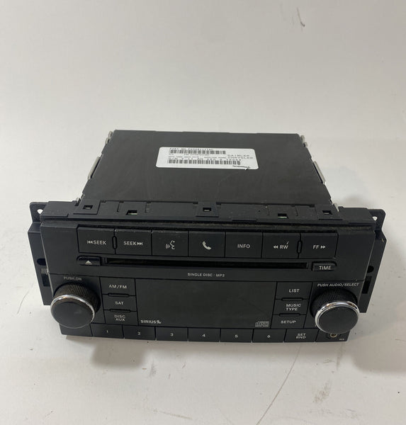 09 10 11 Dodge Ram 1500 2500 AM-FM CD Player Radio Receiver ID RES W /Satellite