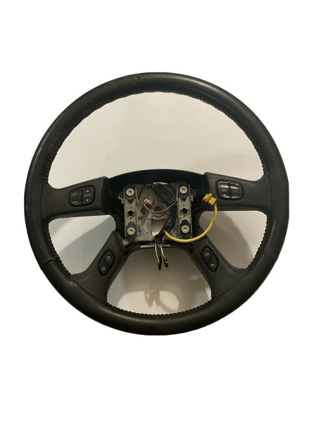 2003-2007 Hummer H2 Steering Column Wheel w/ Radio Controls Damaged*** Black