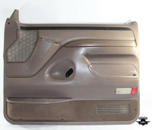 1992 - 1996 F-150 F-250 Bronco Right RH Front Door Panel Trim Power Tan