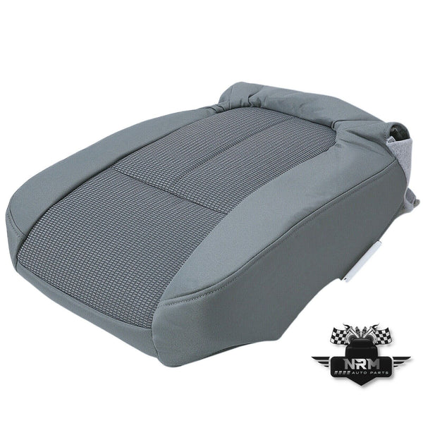 2011-2014 Ford F-150 Passenger Right Side Bottom Cloth Seat Cover Steel Gray