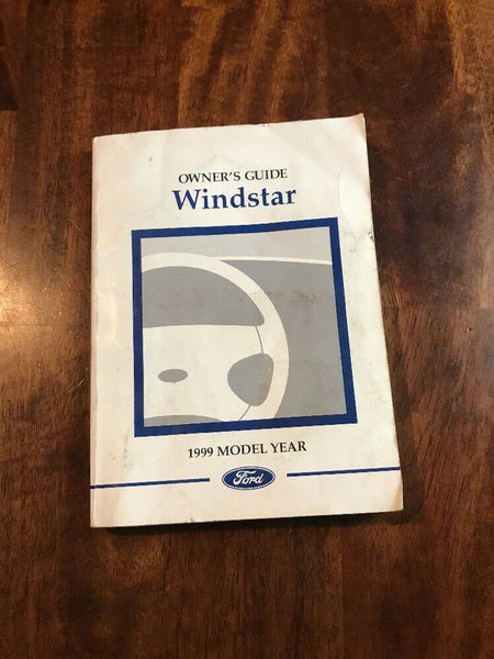 Ford Windstar 1999 User Guide Owner's Manual