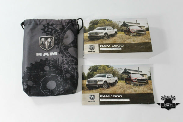 2020 Ram Truck 1500 Gas Owners Manual User Guide w/ Case