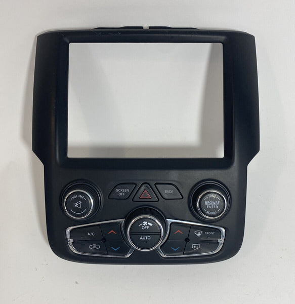 13 14 15 16 17 18 Ram 1500 A/C Control Temperature Dual Zone Radio Bezel 8.4