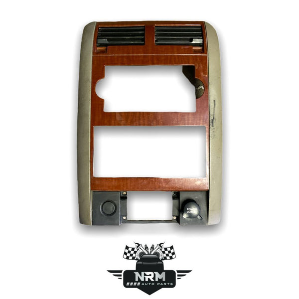 2004-2008 Dodge Durango Radio Bezel Trim AC Wood Grain 1dk38trmaa*