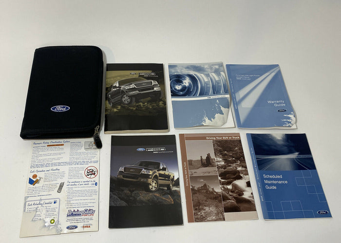 05 Ford F-150 User Guide Owner's Manual with Case