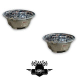 2019 - 2023 Dodge 3500 Rear Wheel Hub Cap Simulator 2 Piece Chrome