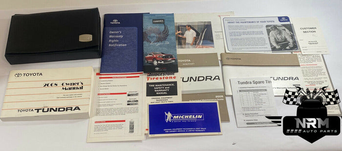 08 Toyota Tundra Owners Manual User Guide With Case