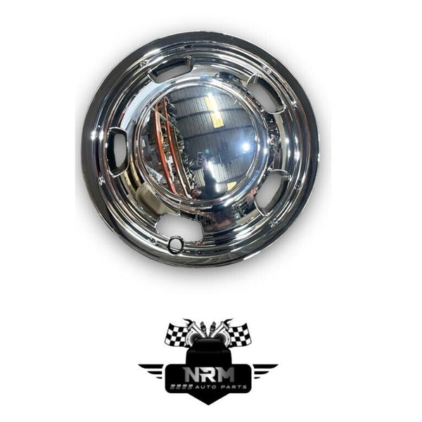 2003-2018 Dodge Ram 3500 Front Wheel Center Hub Cap & Simulator 2 Piece Chrome