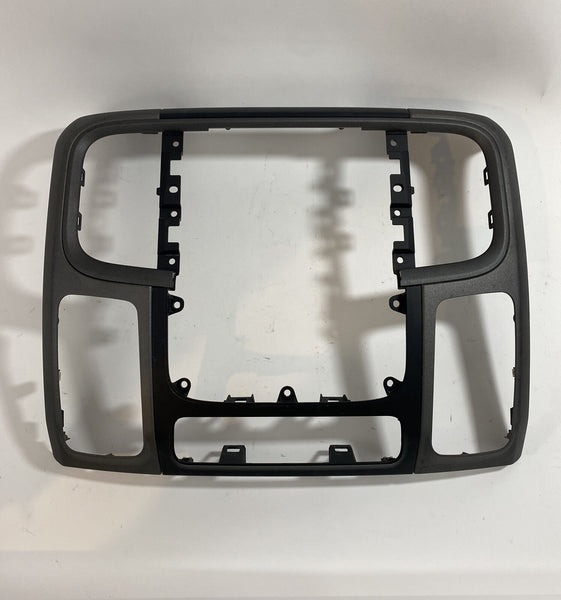 2013 - 2018 Dodge Ram 1500 2500 3500 Radio Center Dash Bezel Gray Black