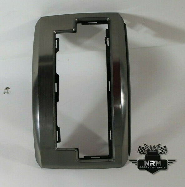 08 09 Hummer H2 Shifter Trim Bezel Console Cover Gray Silver