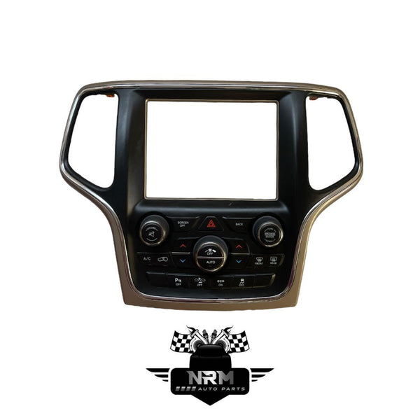 2014 2015 Jeep Grand Cherokee Dual Zone AC Climate Control Radio Bezel 8.4"
