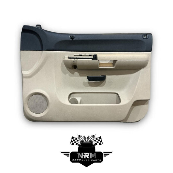 2007-2009 Chevrolet Silverado 1500 Front Right Door Trim Panel Tan Black