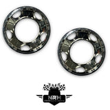 2011-2023 Chevrolet Silverado 3500 HD Rear Wheel Hub Cap Simulator (2) Chrome