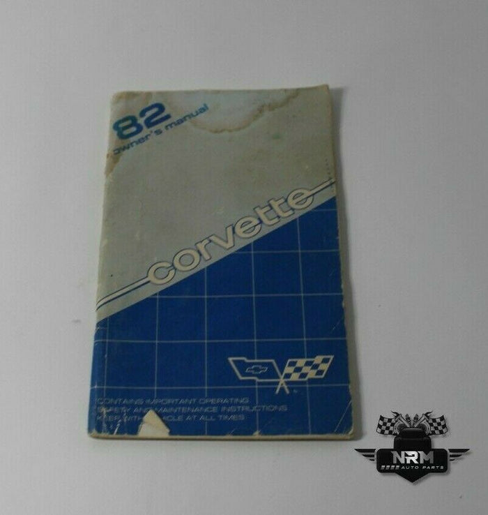 Chevy Corvette 1982 Owners Manual User Guide