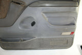 92 93 94 95 96 F-150 F-250 Bronco Right RH Front Door Panel Trim Power Gray