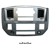 2007-2010 Dodge Ram 1500 2500 3500 Instrument Dash Bezel Silver/Grey 5KR601DHAA