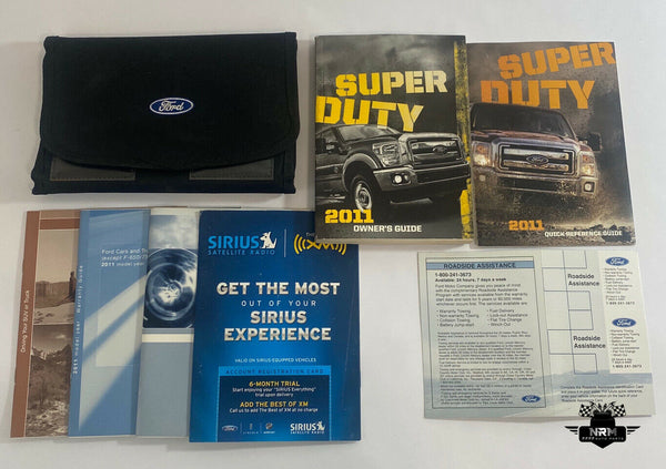 11 Ford F-250 F-350 F-450 F-550 6.7L Power Stroke Diesel Owners Manual w/ Case