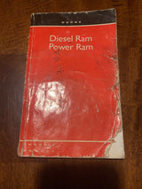 1992 Dodge Ram Truck Diesel Power User Guide Owner's Manual Original