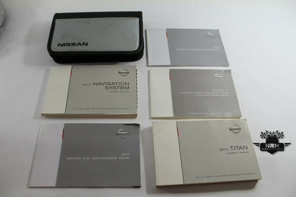 10 Nissan Titan User Guide Owner's Manual w/ Case