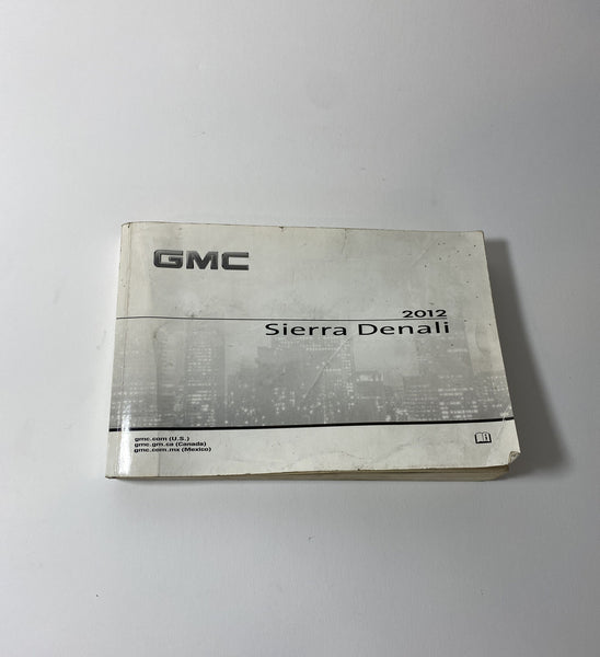 2012 GMC Sierra Denali User Guide Owner's Manual