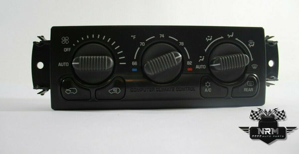 00 01 02 Chevy Tahoe Silverado A/C Auto Climate Control Temperature Panel