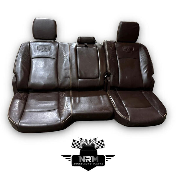 2013-2018 Ram 1500 2500 3500 Longhorn Rear Seats Leather Brown Crew Cab