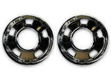 2003-2018 Dodge Ram 3500 Front Wheel Hub Cap Simulator 2 Piece Chrome