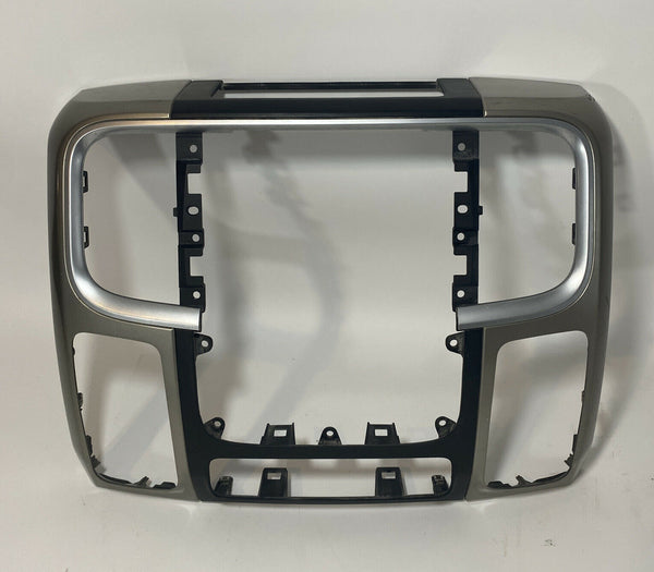 13 14 15 16 17 18 Dodge Ram 1500 2500 3500 Radio Center Dash Bezel Silver Black