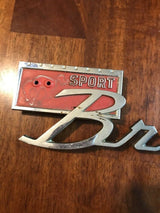 1966-1977 Ford Bronco Fender Emblem c6tb-16b114-a OEM broken tab